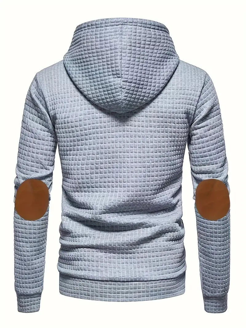 Emanuele - Männer Waffel Casual Hoodies
