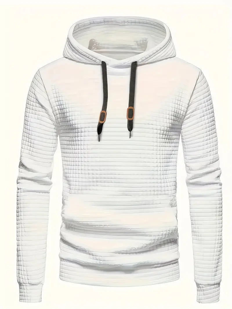 Emanuele - Männer Waffel Casual Hoodies
