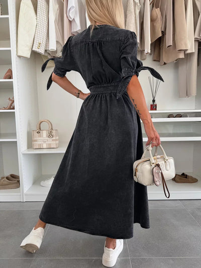 Lena | Strahlendes Denim-Kleid