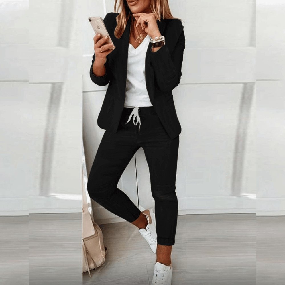 Clara - Stilvolles Blazer Und Hosenset