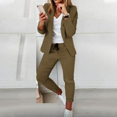 Clara - Stilvolles Blazer Und Hosenset