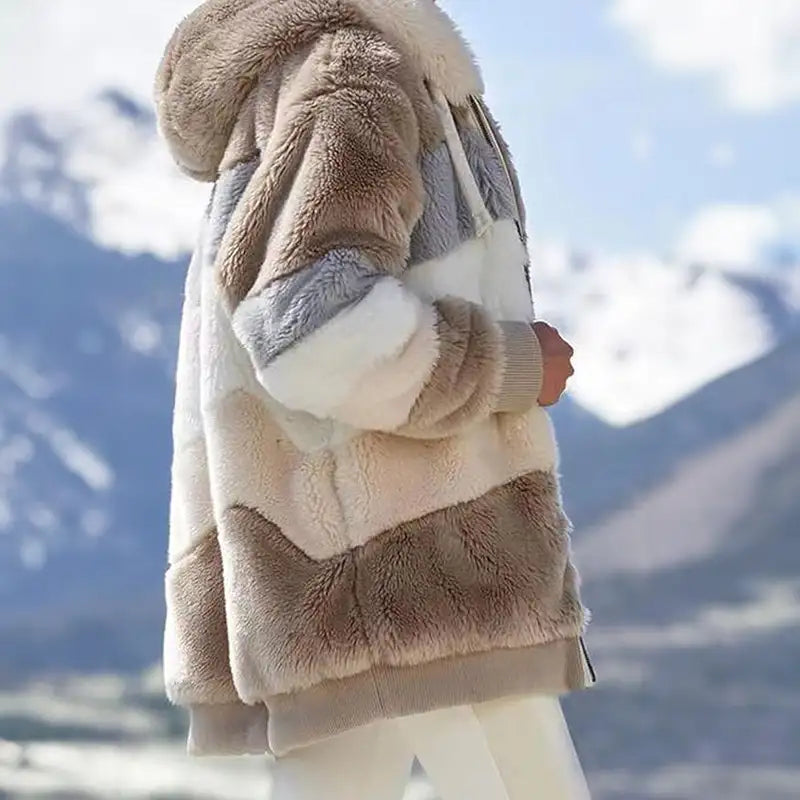 Tabea - Flauschiger Wintermantel